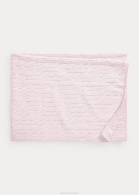 Baby Ralph Lauren Cashmere Blanket 4DJ28072 Morning Pink