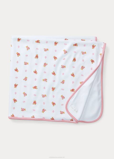 Baby Ralph Lauren Polo Bear Reversible Blanket 4DJ28080 Multi