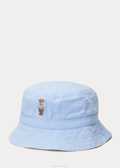Baby Ralph Lauren Polo Bear Cotton Twill Bucket Hat 4DJ28338