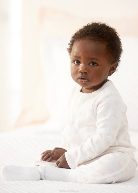 Baby Ralph Lauren Organic Cotton Convertible Gown Coverall 4DJ28176 Pink Multi