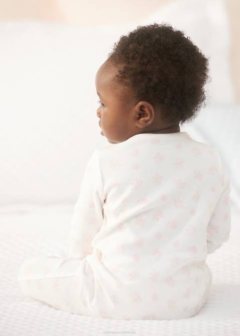 Baby Ralph Lauren Organic Cotton Convertible Gown Coverall 4DJ28176 Pink Multi