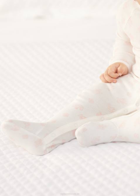 Baby Ralph Lauren Organic Cotton Footed Coverall 4DJ27729 Pink Multi