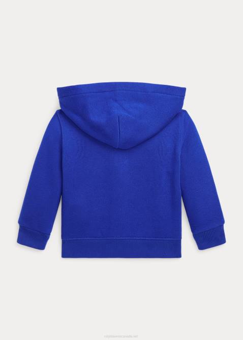 Baby Ralph Lauren Polo Bear Fleece Full-Zip Hoodie 4DJ28307 Sapphire Star