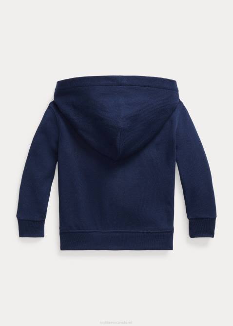Baby Ralph Lauren Spa Terry Full-Zip Hoodie 4DJ28308 Newport Navy