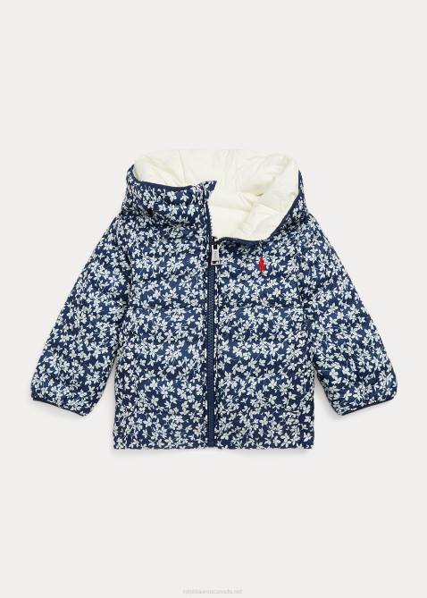 Baby Ralph Lauren Floral Reversible Water-Repellent Jacket 4DJ28015 Floral-herbal Milk