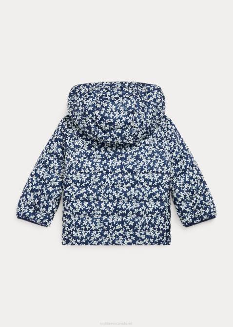 Baby Ralph Lauren Floral Reversible Water-Repellent Jacket 4DJ28015 Floral-herbal Milk