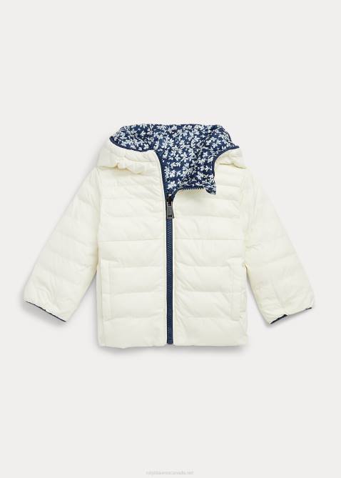 Baby Ralph Lauren Floral Reversible Water-Repellent Jacket 4DJ28015 Floral-herbal Milk