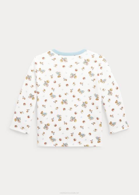 Baby Ralph Lauren Polo Bear Reversible Cotton Jacket 4DJ28013 Boy Garden Bear/Blue Note