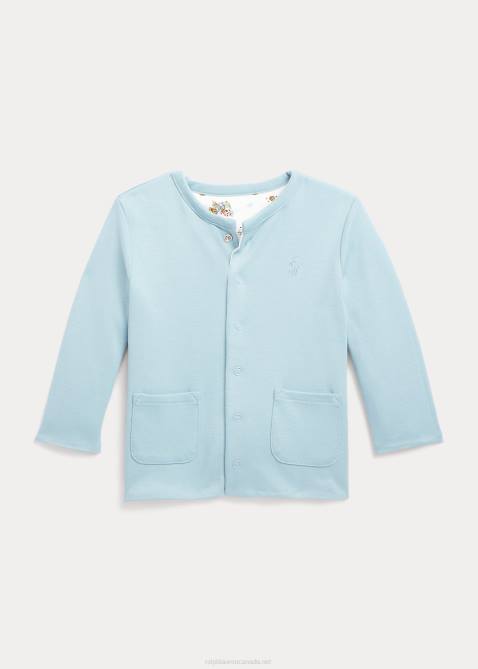 Baby Ralph Lauren Polo Bear Reversible Cotton Jacket 4DJ28013 Boy Garden Bear/Blue Note