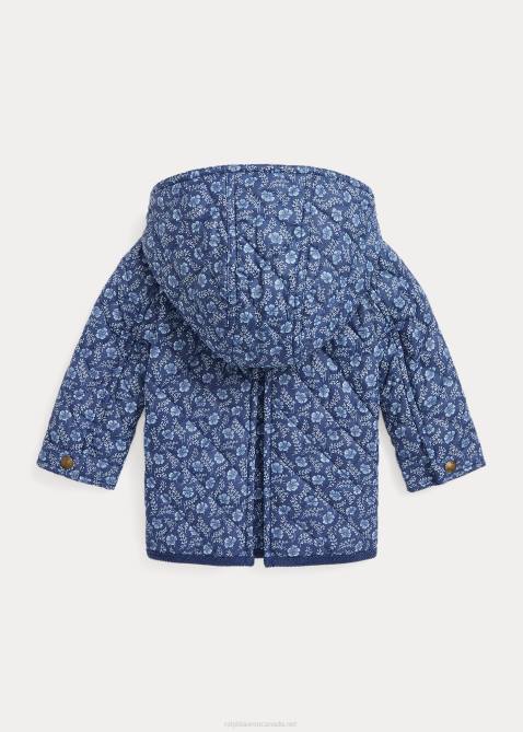 Baby Ralph Lauren Quilted Water-Resistant Barn Jacket 4DJ28329 Delphine Floral