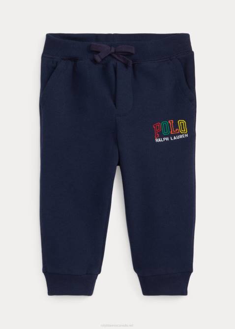 Baby Ralph Lauren Logo Fleece Jogger Pant 4DJ28312 Cruise Navy