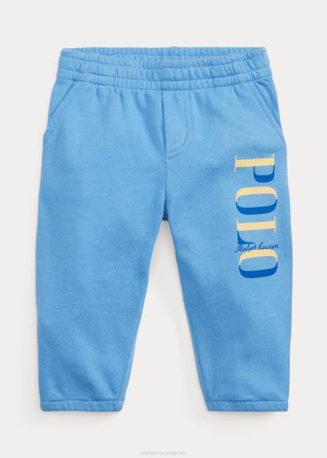 Baby Ralph Lauren Logo Spa Terry Sweatpant 4DJ28311 Harbor Island Blue