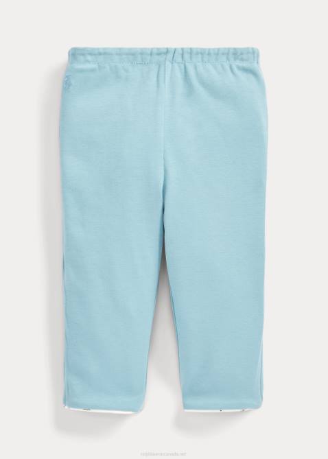 Baby Ralph Lauren Polo Bear Reversible Cotton Pant 4DJ27966 Boy Garden Bear/Blue Note