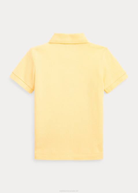 Baby Ralph Lauren Cotton Mesh Polo Shirt 4DJ28281 Corn Yellow