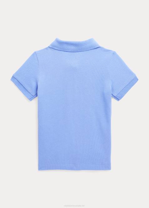 Baby Ralph Lauren Cotton Mesh Polo Shirt 4DJ28282 Harbor Island Blue