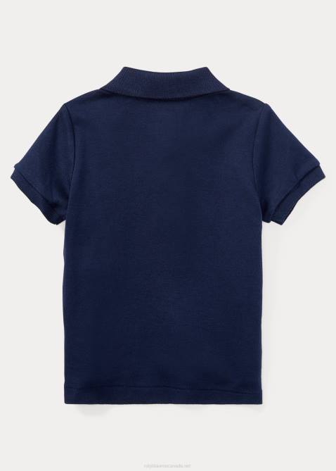 Baby Ralph Lauren Soft Cotton Polo Shirt 4DJ27891 Refined Navy