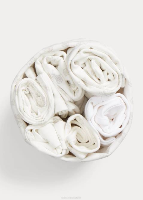 Baby Ralph Lauren Cotton 7-Piece Gift Set 4DJ27817 Grey Multi