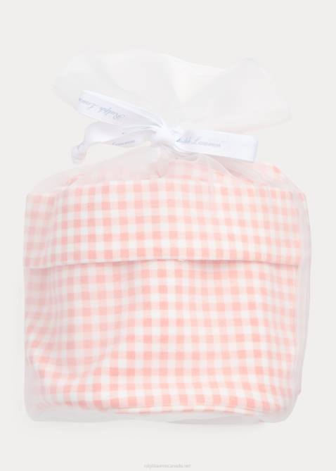 Baby Ralph Lauren Cotton Interlock 4-Piece Gift Set 4DJ27820 Pink Gingham