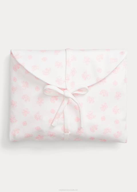 Baby Ralph Lauren Organic Cotton 3-Piece Set 4DJ27825 Delicate Pink Multi