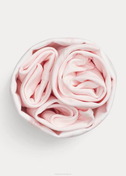 Baby Ralph Lauren Organic Cotton 4-Piece Gift Set 4DJ27821 Delicate Pink