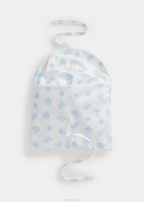 Baby Ralph Lauren Organic Cotton 5-Piece Gift Set 4DJ28218 Blue Multi