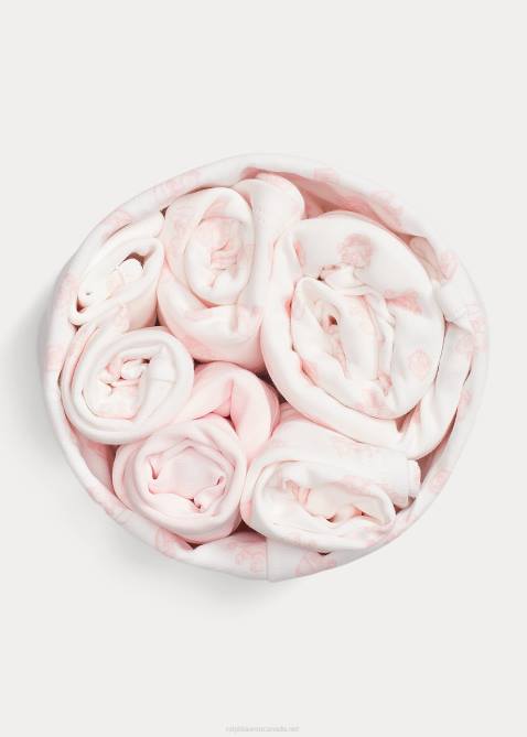 Baby Ralph Lauren Organic Cotton 7-Piece Gift Set 4DJ27818 Delicate Pink Multi