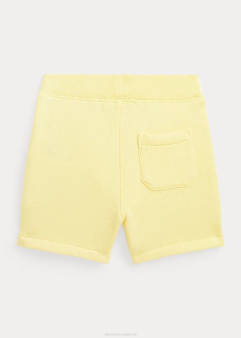 Baby Ralph Lauren Big Pony Logo Fleece Short 4DJ27924 Bristol Yellow