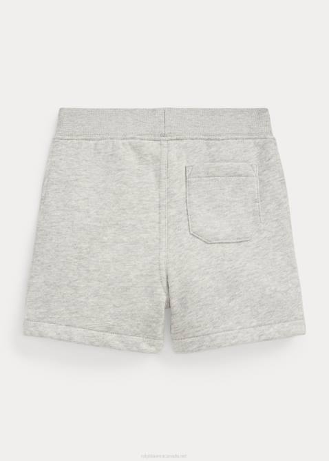 Baby Ralph Lauren Big Pony Logo Fleece Short 4DJ28287 Andover Heather