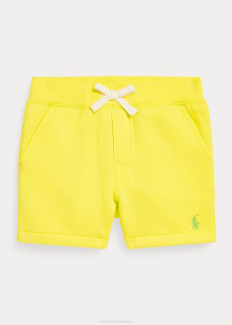 Baby Ralph Lauren Fleece Drawstring Short 4DJ28289 Laser Yellow
