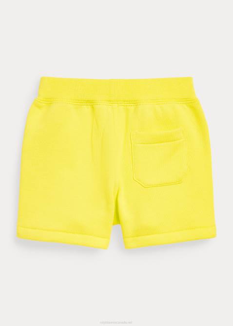 Baby Ralph Lauren Fleece Drawstring Short 4DJ28289 Laser Yellow