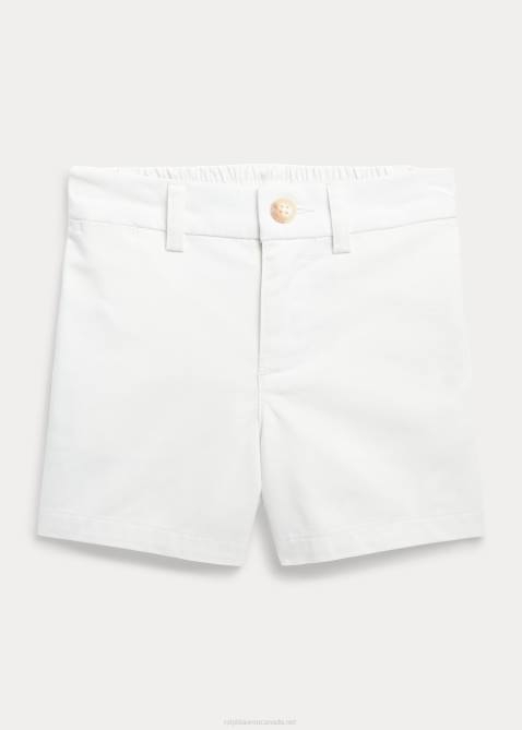 Baby Ralph Lauren Flex Abrasion Twill Short 4DJ27916 Deckwash White