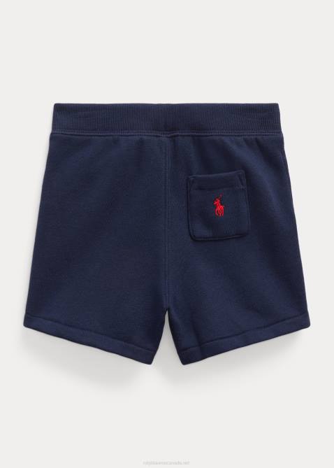 Baby Ralph Lauren Logo Fleece Short 4DJ27925 Cruise Navy