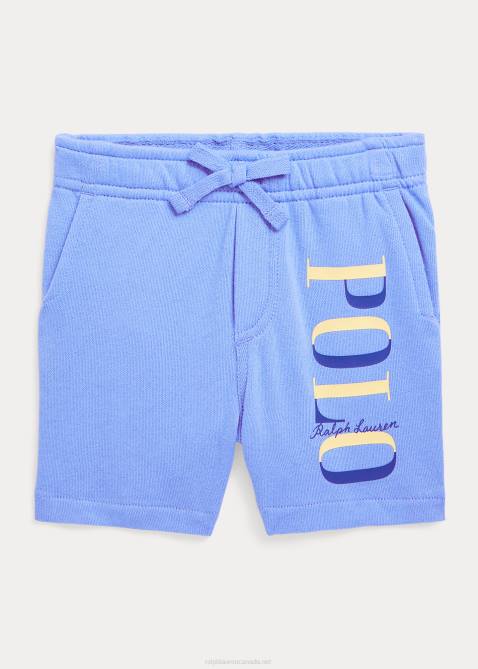 Baby Ralph Lauren Logo Spa Terry Short 4DJ27922 Harbor Island Blue