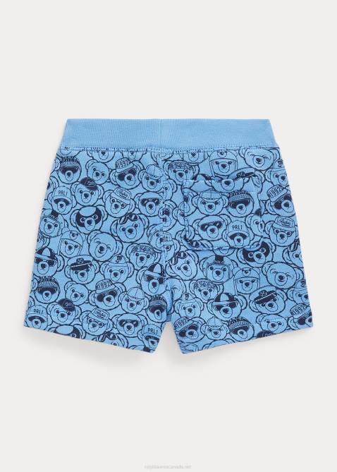 Baby Ralph Lauren Polo Bear Fleece Short 4DJ27927 Harbor Island Blue/Navy