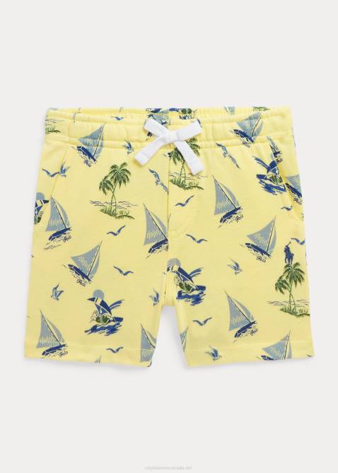 Baby Ralph Lauren Polo Bear Spa Terry Short 4DJ27928 Bristol Yellow