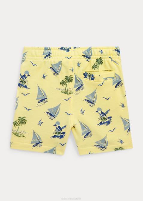 Baby Ralph Lauren Polo Bear Spa Terry Short 4DJ27928 Bristol Yellow