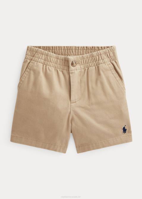 Baby Ralph Lauren Polo Prepster Flex Abrasion Twill Short 4DJ27903 Khaki Hill