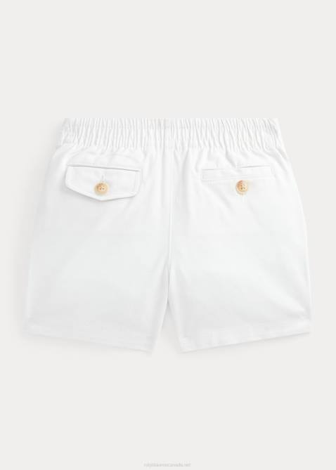 Baby Ralph Lauren Polo Prepster Flex Abrasion Twill Short 4DJ27905 Deckwash White