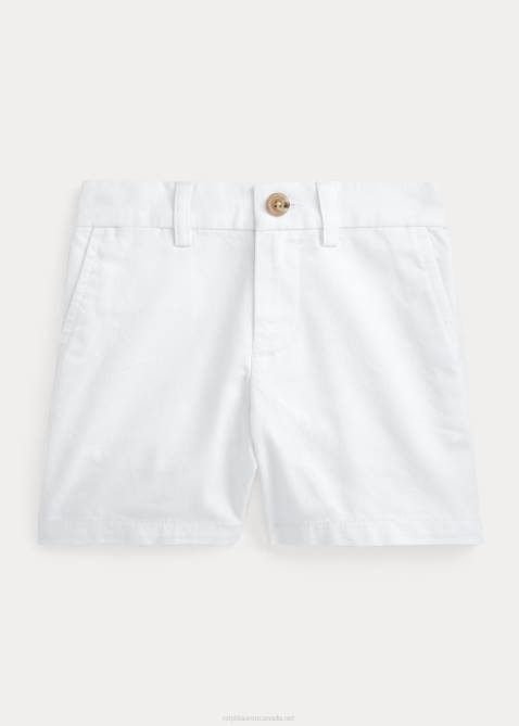 Baby Ralph Lauren Stretch Chino Short 4DJ27907 White