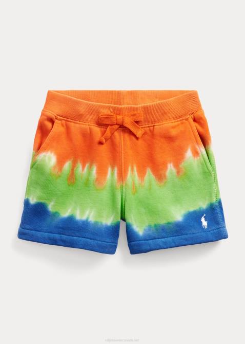 Baby Ralph Lauren Tie-Dye Ombre Fleece Short 4DJ28286 Sapphire Star Multi