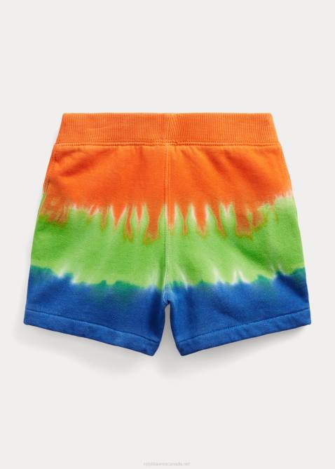 Baby Ralph Lauren Tie-Dye Ombre Fleece Short 4DJ28286 Sapphire Star Multi