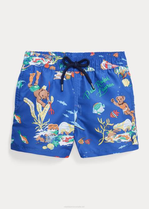 Baby Ralph Lauren Traveler Polo Bear Swim Trunk 4DJ27930 Leagues Below