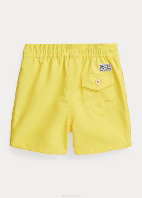 Baby Ralph Lauren Traveler Polo Bear Swim Trunk 4DJ27941 Lemon Crush