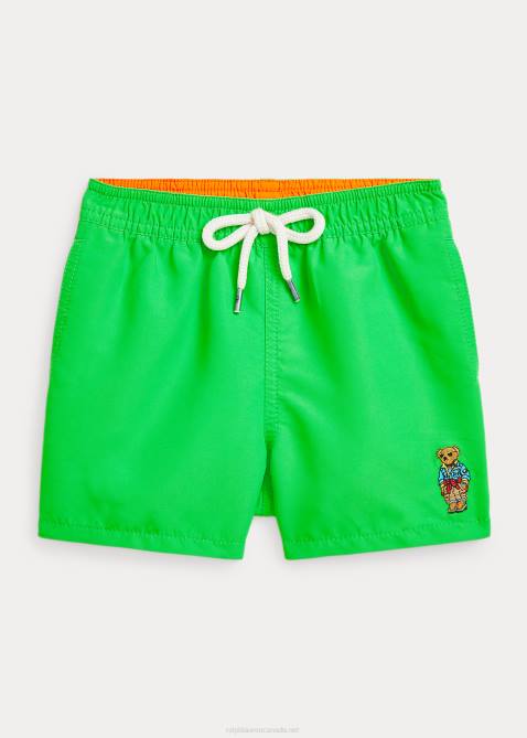 Baby Ralph Lauren Traveler Polo Bear Swim Trunk 4DJ27942 Tucan Green
