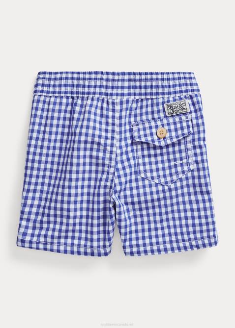 Baby Ralph Lauren Traveler Swim Trunk 4DJ27931 Cruise Royal Gingham