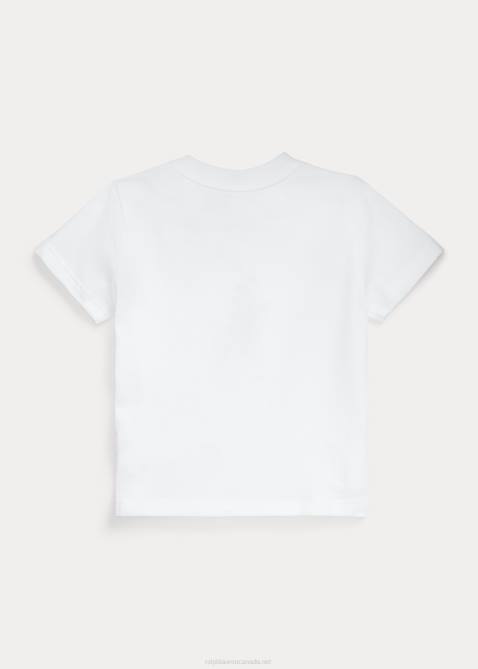 Baby Ralph Lauren Big Pony Cotton Jersey Tee 4DJ28259 White
