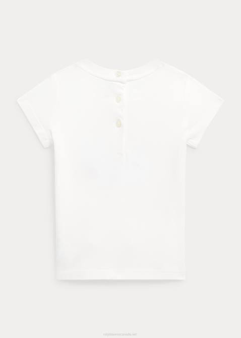 Baby Ralph Lauren Polo Bear Cotton Jersey Tee 4DJ27873 Nevis