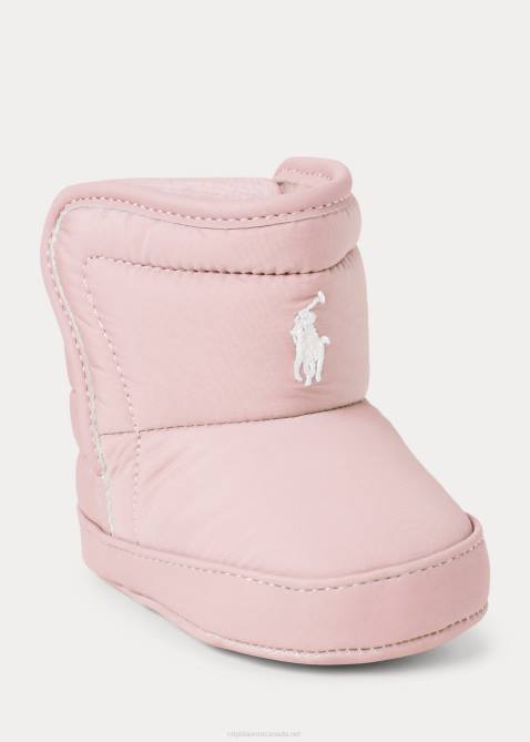 Baby Ralph Lauren Hamilten II EZ Boot 4DJ28349 Light Pink Nylon