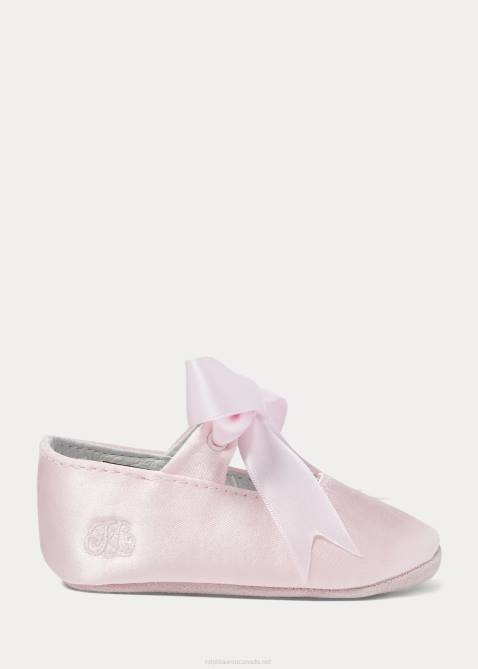 Baby Ralph Lauren Briley Satin Mary Jane Slipper 4DJ210043