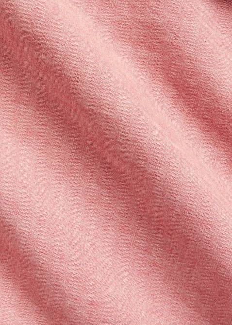 Men Ralph Lauren Classic Fit Chambray Shirt 4DJ2834 Nautical Red/White